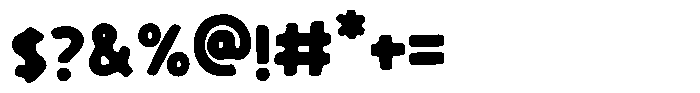 Chadle Blur Font OTHER CHARS