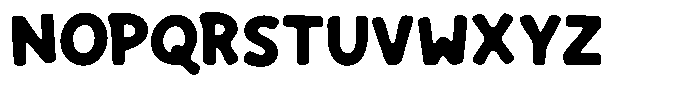 Chadle Blur Font UPPERCASE