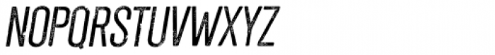 Chairdrobe Grunge Regular Italic Font UPPERCASE