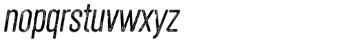 Chairdrobe Grunge Regular Italic Font LOWERCASE