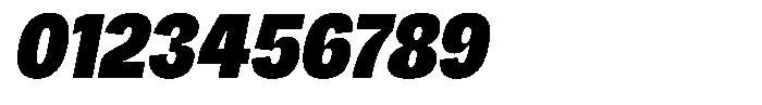 Chairo Neue Black Condensed Italic Font OTHER CHARS
