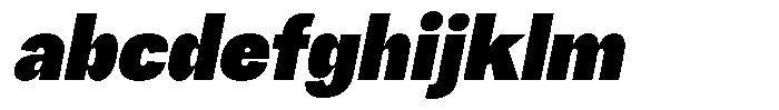 Chairo Neue Black Condensed Italic FONT