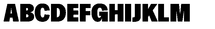 Chairo Neue Black Condensed Font UPPERCASE