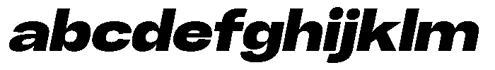Chairo Neue Black Expanded Italic FONT