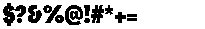 Chairo Neue Black Extra Condensed Font OTHER CHARS