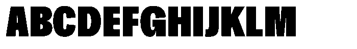 Chairo Neue Black Extra Condensed Font UPPERCASE