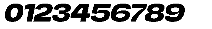 Chairo Neue Black Extra Expanded Italic Font OTHER CHARS