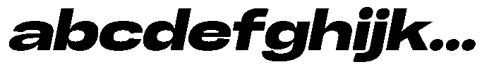Chairo Neue Black Extra Expanded Italic FONT