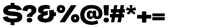 Chairo Neue Black Extra Expanded Font OTHER CHARS