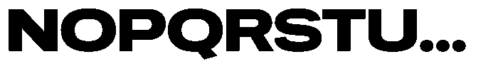 Chairo Neue Black Extra Expanded Font UPPERCASE