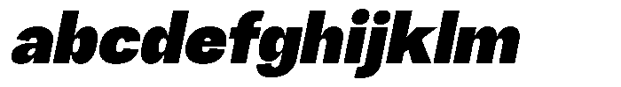 Chairo Neue Black Semi Condensed Italic FONT