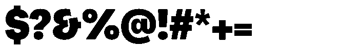 Chairo Neue Black Semi Condensed Font OTHER CHARS