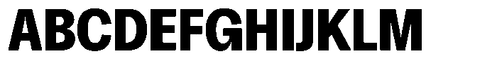 Chairo Neue Bold Condensed Font UPPERCASE