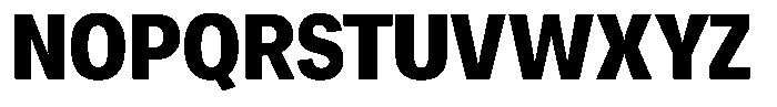 Chairo Neue Bold Condensed Font UPPERCASE