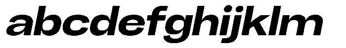 Chairo Neue Bold Expanded Italic FONT