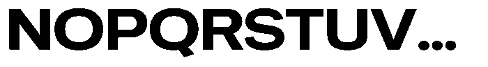 Chairo Neue Bold Expanded Font UPPERCASE