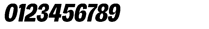 Chairo Neue Bold Extra Condensed Italic Font OTHER CHARS