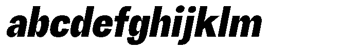 Chairo Neue Bold Extra Condensed Italic FONT