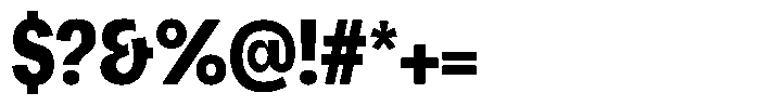 Chairo Neue Bold Extra Condensed Font OTHER CHARS