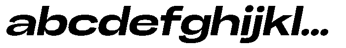 Chairo Neue Bold Extra Expanded Italic FONT
