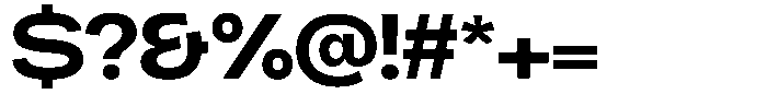 Chairo Neue Bold Extra Expanded Font OTHER CHARS