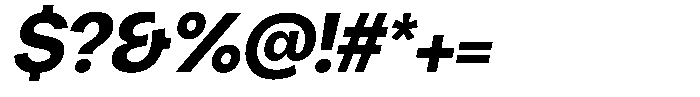 Chairo Neue Bold Italic Font OTHER CHARS