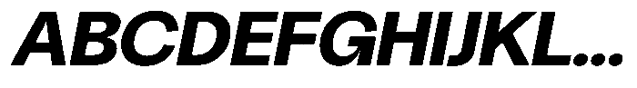 Chairo Neue Bold Italic Font UPPERCASE