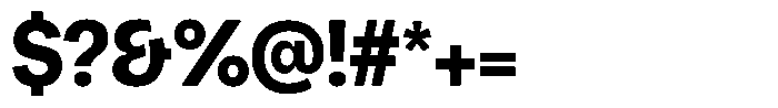 Chairo Neue Bold Semi Condensed Font OTHER CHARS