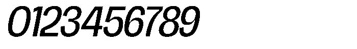 Chairo Neue Condensed Italic Font OTHER CHARS