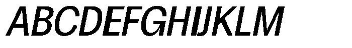 Chairo Neue Condensed Italic Font UPPERCASE