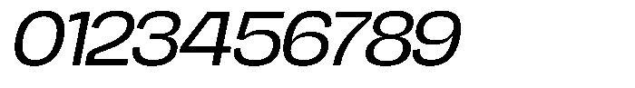 Chairo Neue Expanded Italic Font OTHER CHARS
