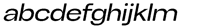 Chairo Neue Expanded Italic FONT