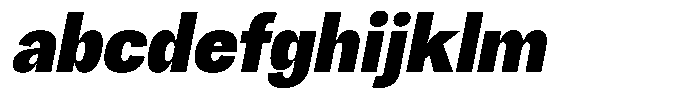 Chairo Neue Extra Bold Condensed Italic FONT