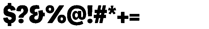 Chairo Neue Extra Bold Condensed Font OTHER CHARS