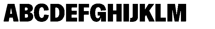 Chairo Neue Extra Bold Condensed Font UPPERCASE