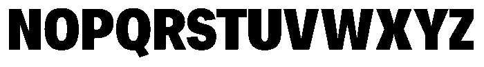 Chairo Neue Extra Bold Condensed Font UPPERCASE