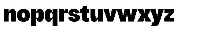 Chairo Neue Extra Bold Condensed Font LOWERCASE