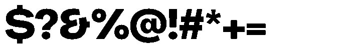 Chairo Neue Extra Bold Expanded Font OTHER CHARS