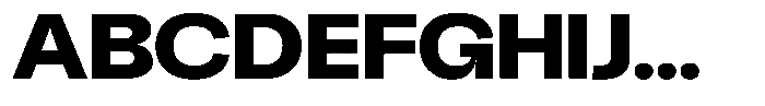 Chairo Neue Extra Bold Expanded Font UPPERCASE