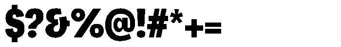 Chairo Neue Extra Bold Extra Condensed Font OTHER CHARS