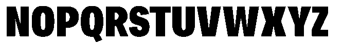 Chairo Neue Extra Bold Extra Condensed Font UPPERCASE