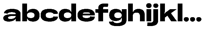 Chairo Neue Extra Bold Extra Expanded FONT