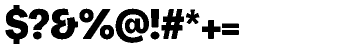 Chairo Neue Extra Bold Semi Condensed Font OTHER CHARS