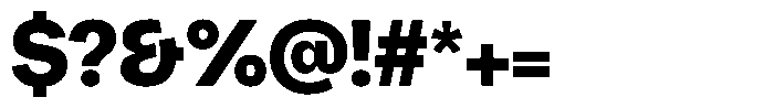 Chairo Neue Extra Bold Font OTHER CHARS