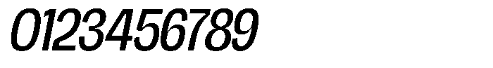 Chairo Neue Extra Condensed Italic Font OTHER CHARS