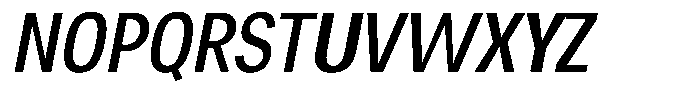 Chairo Neue Extra Condensed Italic Font UPPERCASE