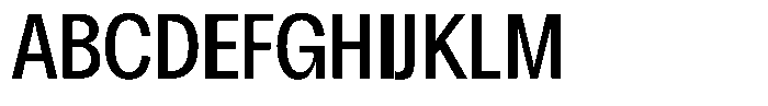 Chairo Neue Extra Condensed Font UPPERCASE