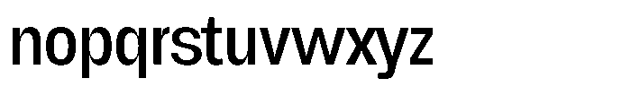 Chairo Neue Extra Condensed Font LOWERCASE