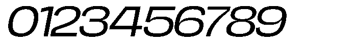 Chairo Neue Extra Expanded Italic Font OTHER CHARS