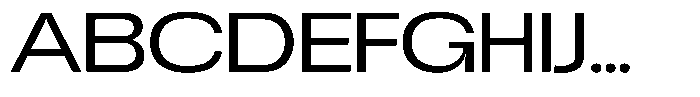Chairo Neue Extra Expanded Font UPPERCASE